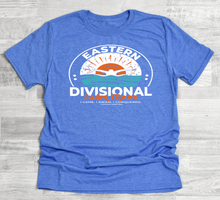 Load image into Gallery viewer, **YOUTH** Eastern Divisional Swim Meet T-Shirt - MULTIPLE COLORS AVAILABLE
